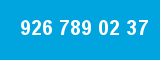 926 789 02 37 926 789 02 37